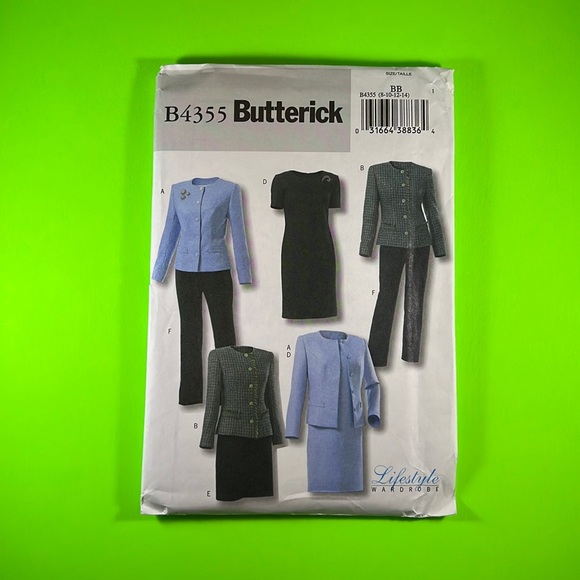 Patron De Couture Butterick 4989 - Taille 6-8-10 (Robe + Veste) - NEUF, Non Découpé